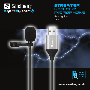 Manual Sandberg 126-19 Microfone