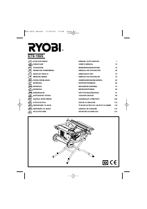 Mode d’emploi Ryobi ETS-1825 Banc de scie