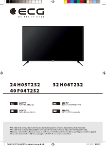 Manuál ECG 32 H06T2S2 LED televize