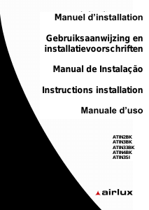 Manual Airlux ATIN3BK Placa