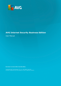 Handleiding AVG Internet Security Business Edition (2016)