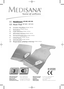 Manual Medisana HP 605 Almofada de aquecimento
