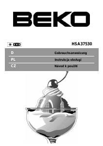 Instrukcja BEKO HSA 37520 Zamrażarka