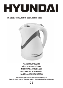 Manual Hyundai VK 688P Kettle