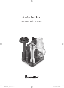 Bruksanvisning Breville BSB530XL The All in One Stavmixer