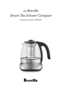 Bruksanvisning Breville BTM500CLR1BUS1 The Breville Smart Tea Infuser Compact Tebryggare