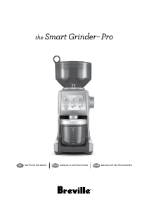 Handleiding Breville BCG820BSSXL the Smart Grinder Pro Koffiemolen