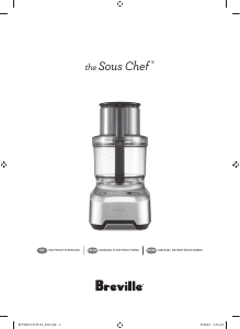 Manual Breville BFP800XL The Sous Chef 16 Pro Food Processor
