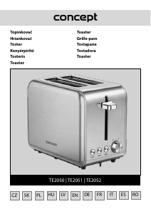 Bedienungsanleitung Concept TE2051 Toaster