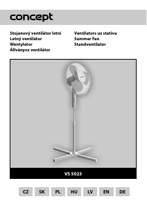 Bedienungsanleitung Concept VS5023 Ventilator