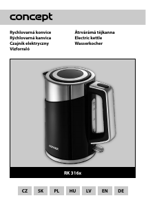 Manual Concept RK3160 Kettle