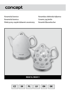 Manual Concept RK0010 Kettle