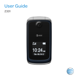 Handleiding AT&T Z331 Mobiele telefoon