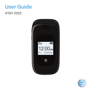 Handleiding AT&T Z223 Mobiele telefoon