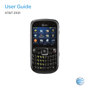 Bruksanvisning AT&T Z431 Mobiltelefon