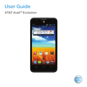 Manual AT&T Avail Evolution Mobile Phone