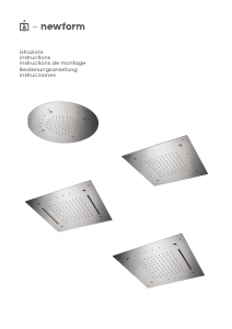 Manuale Newform 70021 Soffione doccia