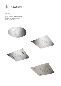 Manuale Newform 70012 Soffione doccia