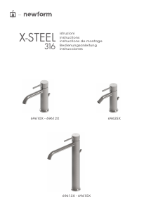 Manual de uso Newform 69625X X-Steel 316 Grifería