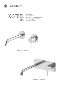Manual de uso Newform 69628EX X-Steel 316 Grifería