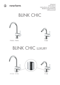 Manual Newform 71012 Blink Chic Faucet