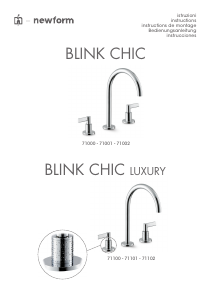 Manual Newform 71100 Blink Chic Faucet