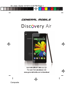Kullanım kılavuzu General Mobile Discovery Air Cep telefonu