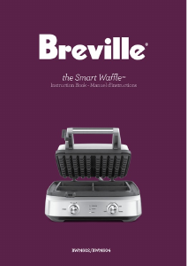 Bruksanvisning Breville BWM602BSSUSC The Smart Waffle 2 Slice Våffeljärn