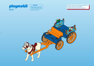 Handleiding Playmobil set 3117 Farm Paardenkoets