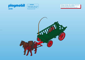 Manuale Playmobil set 3246 Farm Carro
