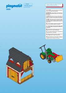 Handleiding Playmobil set 3909 Farm Actieset