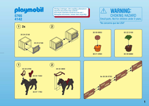 Mode d’emploi Playmobil set 4142 Farm Ferme transportable