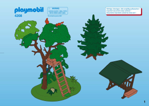 Mode d’emploi Playmobil set 4208 Farm Garde forestier avec animaux