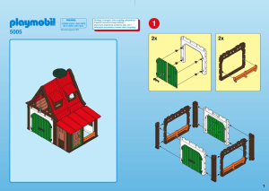 Bedienungsanleitung Playmobil set 5005 Farm Mega Set