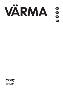 Εγχειρίδιο IKEA VARMA Φούρνος μικροκυμάτων