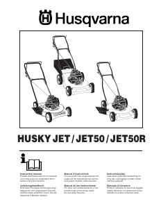 Manual de uso Husqvarna JET50R Cortacésped