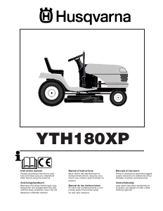 Manual de uso Husqvarna YTH180 XP Cortacésped