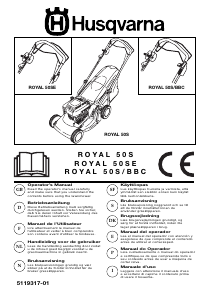 Brugsanvisning Husqvarna Royal 50S Plæneklipper