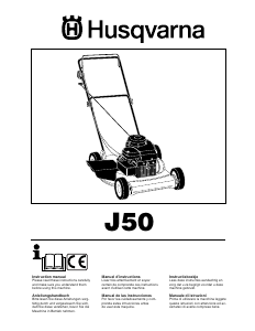Manual de uso Husqvarna J50 Cortacésped
