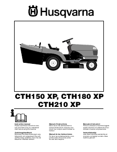Manual de uso Husqvarna CTH180XP Cortacésped