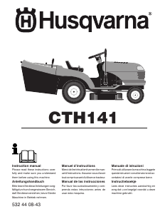 Manuale Husqvarna CTH141 Rasaerba