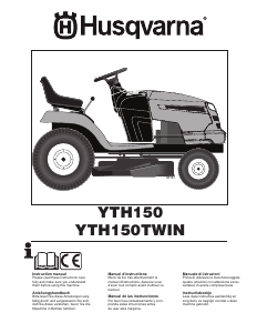 Manual de uso Husqvarna YTH150 Cortacésped