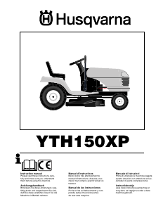 Manual de uso Husqvarna YTH150XP Cortacésped