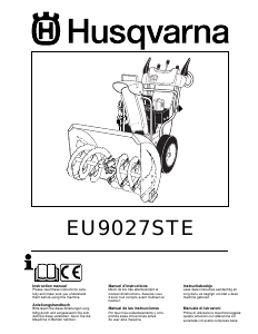 Manuale Husqvarna EU9027STE Spazzaneve