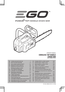Manual EGO CSX3000 Ferăstrăul cu lanţ