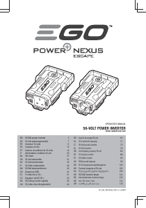 Manual EGO PAD1501E Inversor de potência