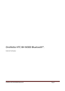 Mode d’emploi HTC BH M300 Headset