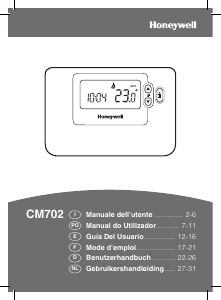 Mode d’emploi Honeywell CM702 Thermostat