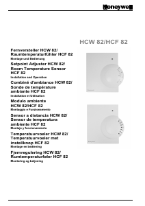 Mode d’emploi Honeywell HCF 82 Thermostat