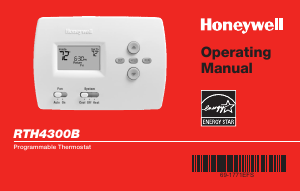 Mode d’emploi Honeywell RTH4300B Thermostat
